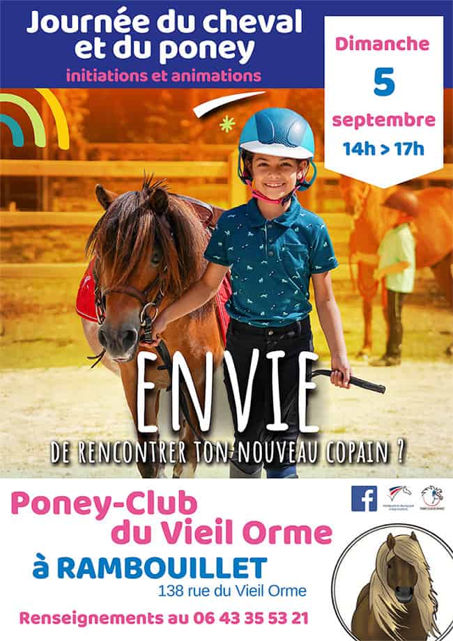 Elevage de chevaux au Poney Club du Vieil Orme  Rambouillet